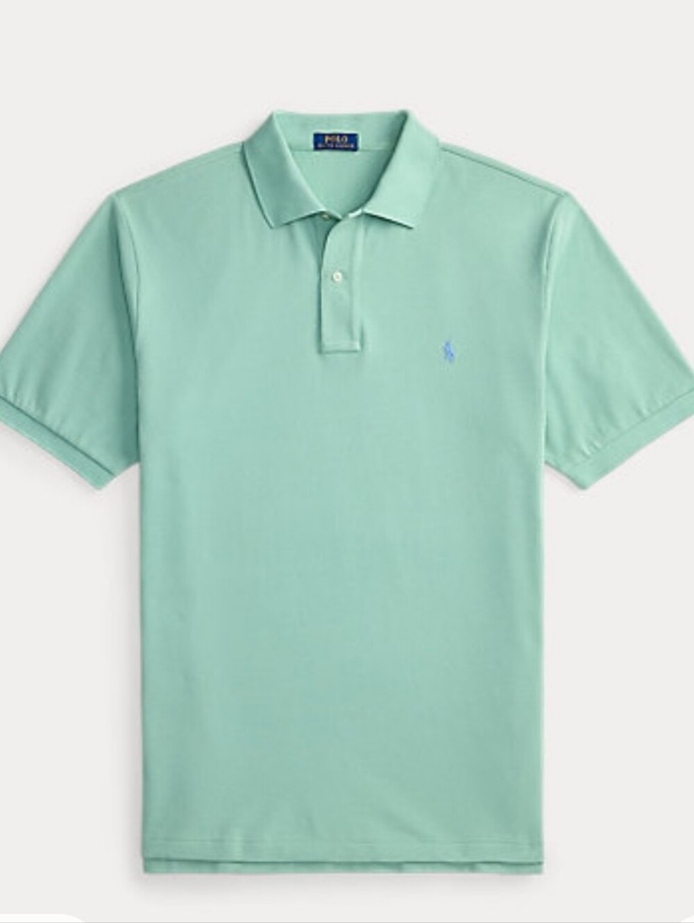 Polo Ralph Lauren Big & Tall Turqouise Blue Classic Cotton Polo Shirt Sz 3XB